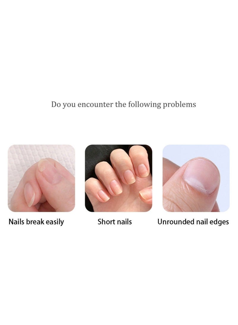 KASTWAVE 550pcs Soft Gel Full Cover Nail Clippers 10 Sizes Gel Nail Clippers Full Cover False Nails Artificial Nails with Box Matte Long Ballet Nail Extensions for Nail Salon and DIY Manicure - Image 3