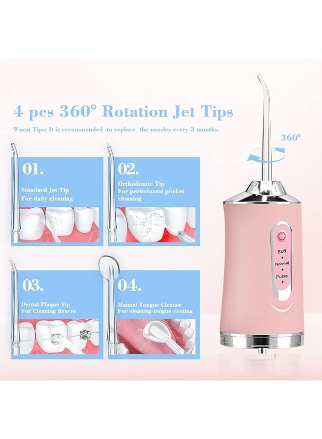 جهاز ري الفم المحمول أداة تنظيف الفم المنزلية الصغيرة آلة تنظيف الأسنان خيط تنظيف الأسنان المائي - Image 3
