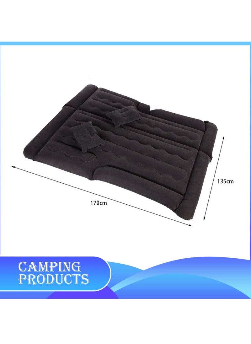 Inflatable Mattress with Pump Portable Outdoor Air Mattress Foldable Single Thickened Flocking Mattress for Outdoor and Home - pzsku/ZD1CF93C52AB7E405A1E8Z/45/_/1734525209/b30c485b-0c97-43cf-a8c0-d8e5c7202afc