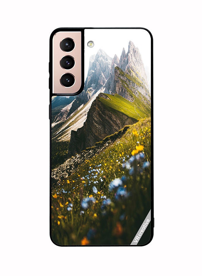 VR CREATIVE Protective Case Cover For Samsung Galaxy S21 Plus 5G Pas Sans Logo Design Multicolour - Image 1