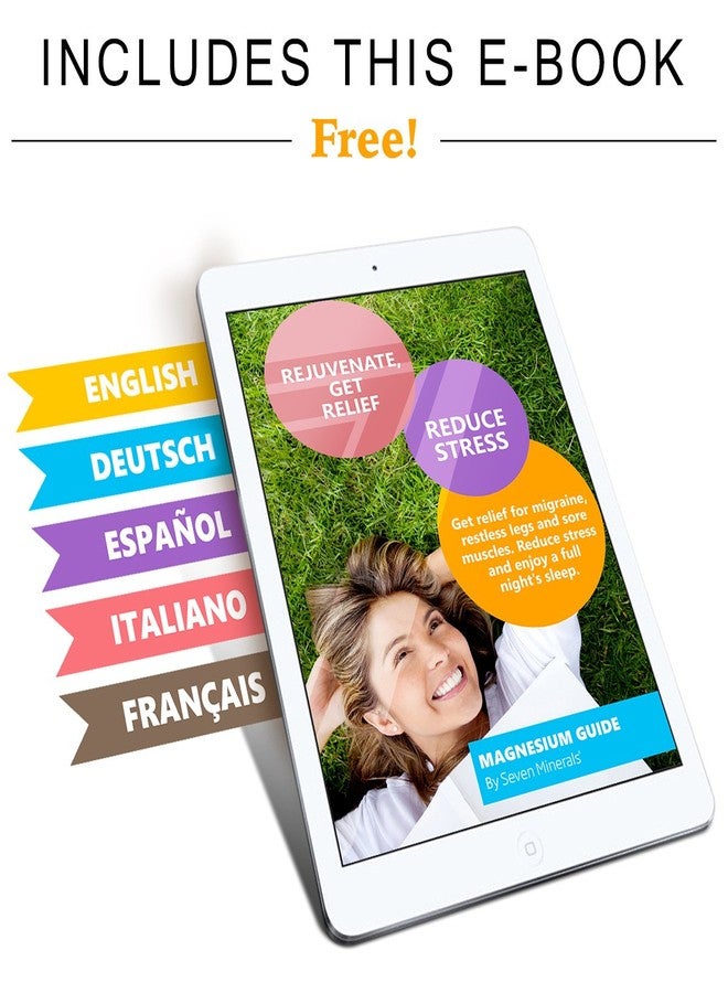 Seven Minerals Deep Relaxation Magnesium Chloride Flakes 3lb - Absorbs Better Than Epsom Salt - Unique Full Bath Soak Formula for Stress and Relaxing with Roman Chamomile & Clary Sage - Image 5