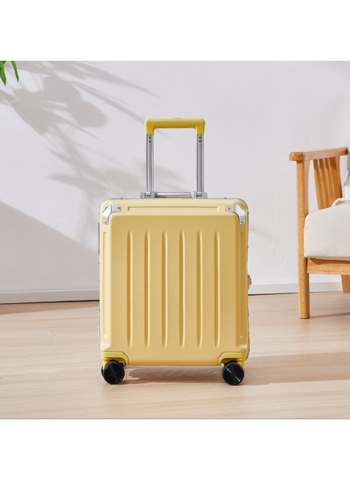 Generic - 18 Inch Travel Suitcase With Pressure Reducing And Anti Drop Aluminum Frame, Boarding Case, Silent Universal Wheel Pull Rod Luggage Compartment - Image 1