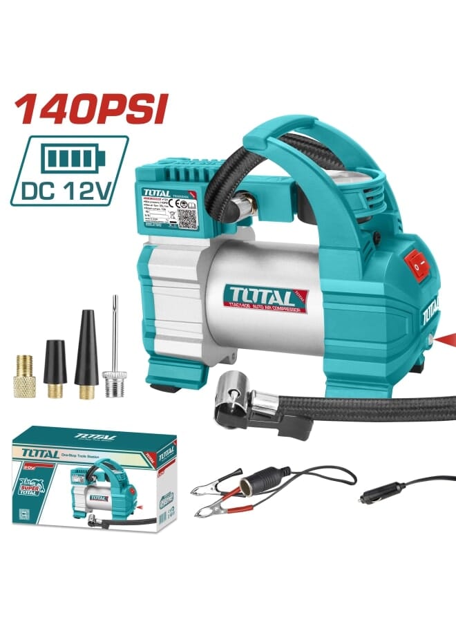 Total 1-piston tire compressor