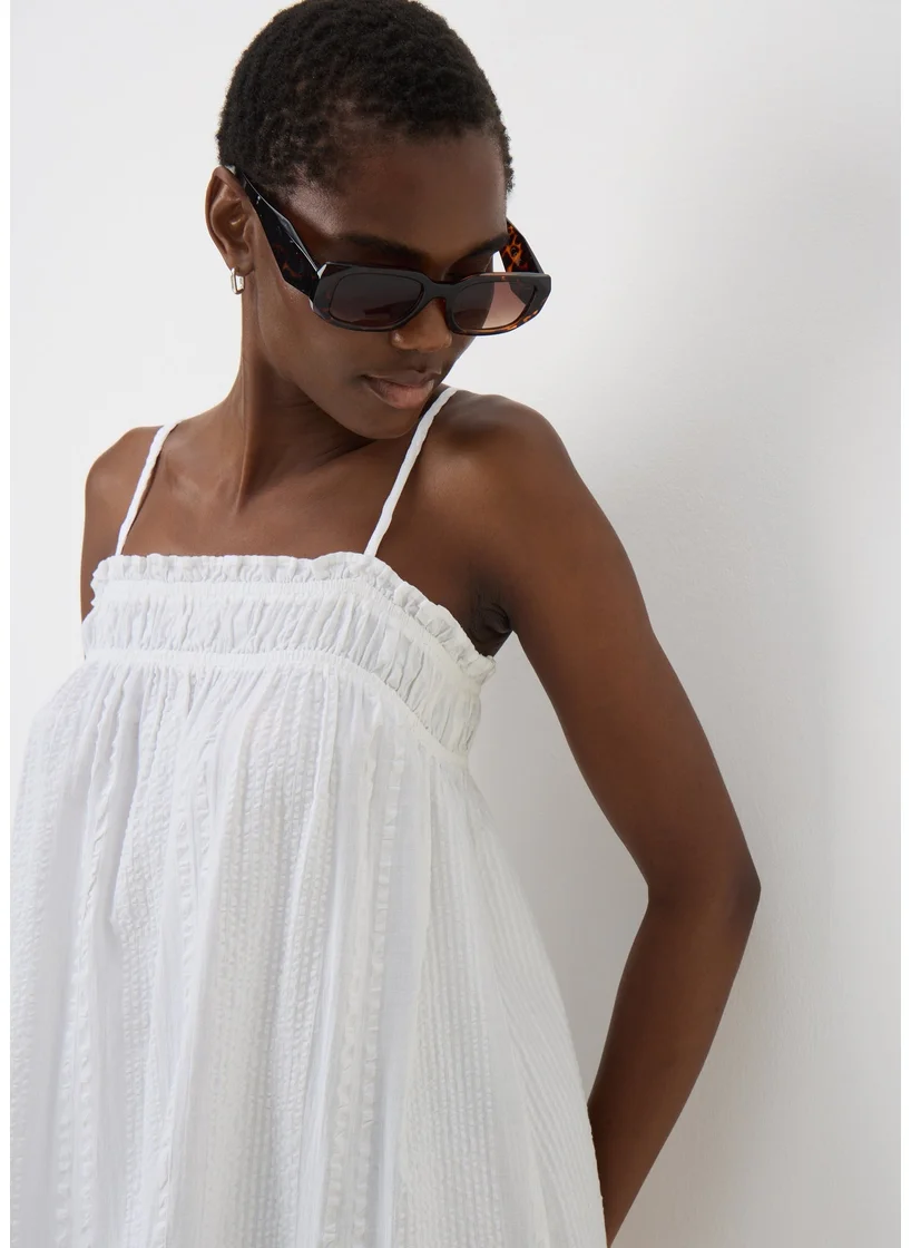 Matalan White Textured Dress