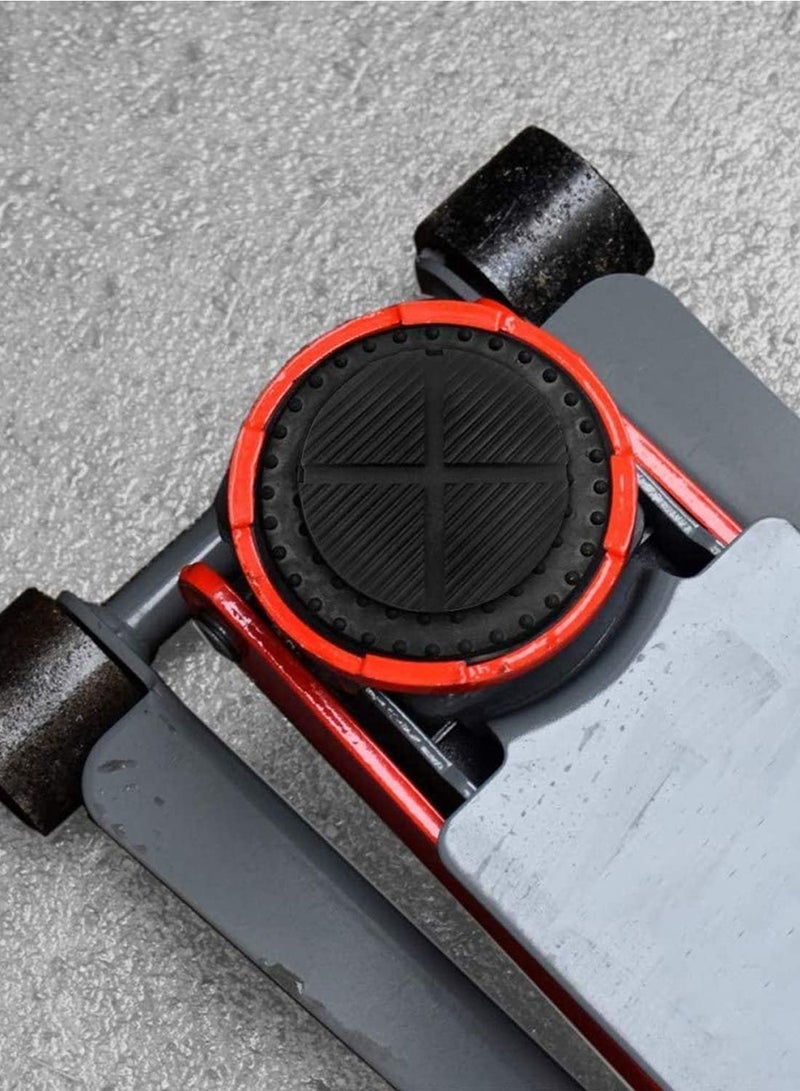 Loquat Universal Floor Jack Rubber Pad Jack Pad Adapter Pinch Weld Side Frame Rail Protector PuckorPad 2 Pack Jack Pad Slotted Rubber Jack Pad Medium Size   Frame Rail Protector Puck Pad - Image 3