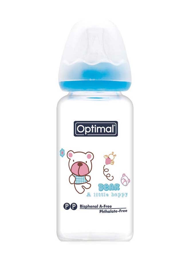 Optimal Glass Feeding Bottle 160 ML, Assorted - Image 1
