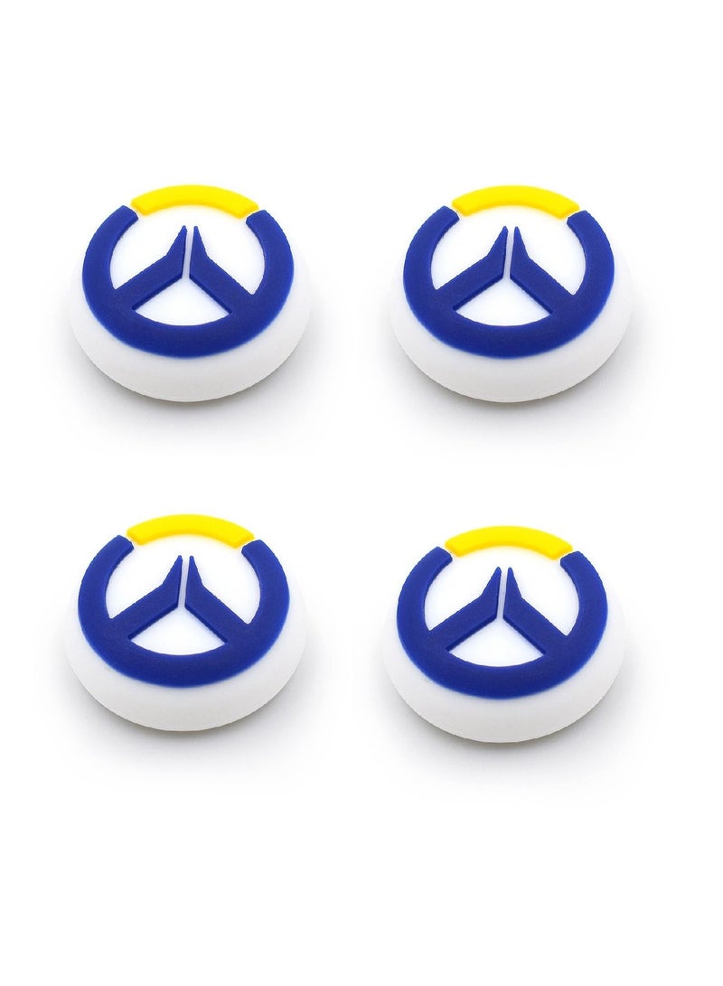 YONK 4 Pieces Controller Silicone Thumb Grip Cap joystick Thumbstick For Ps5 & Ps4 SY36 - Image 1