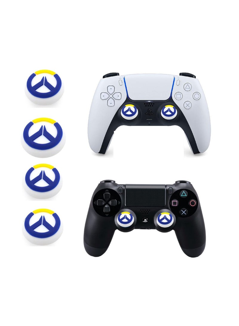 YONK 4 Pieces Controller Silicone Thumb Grip Cap joystick Thumbstick For Ps5 & Ps4 SY36 - Image 2