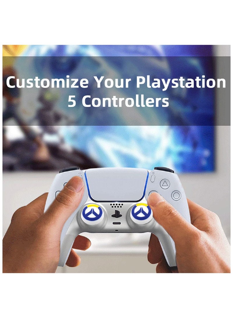 YONK 4 Pieces Controller Silicone Thumb Grip Cap joystick Thumbstick For Ps5 & Ps4 SY36 - Image 5