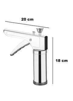 KHUSHIYA ENTERPRISE KHUSHIYA ENTERPRISE Stainless Steel Kitchen Press Sev Sancha with 15 Different Types of JaliesMurukku MakerBhujiya MakerNoodlesCookiesNamkeenChakali MakerIdiyappamSev MakerFarsan Maker  - Image 5