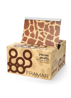 framar Framar Giraffe Pop Up Hair Foil Aluminum Foil Sheets Hair Foils For Highlighting  500 Foil Sheets 