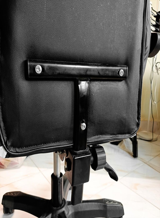 قطعة غيار متينة على شكل حرف T من الفولاذ، تدعم ظهر كرسي الاسترخاء الدوار، مناسبة لكراسي الألعاب، ومكاتب العمل، وغرف الاستراحة، والاستخدام المنزلي - تصميم قوي قابل للتعديل مع ثبات وراحة معززين - Image 5