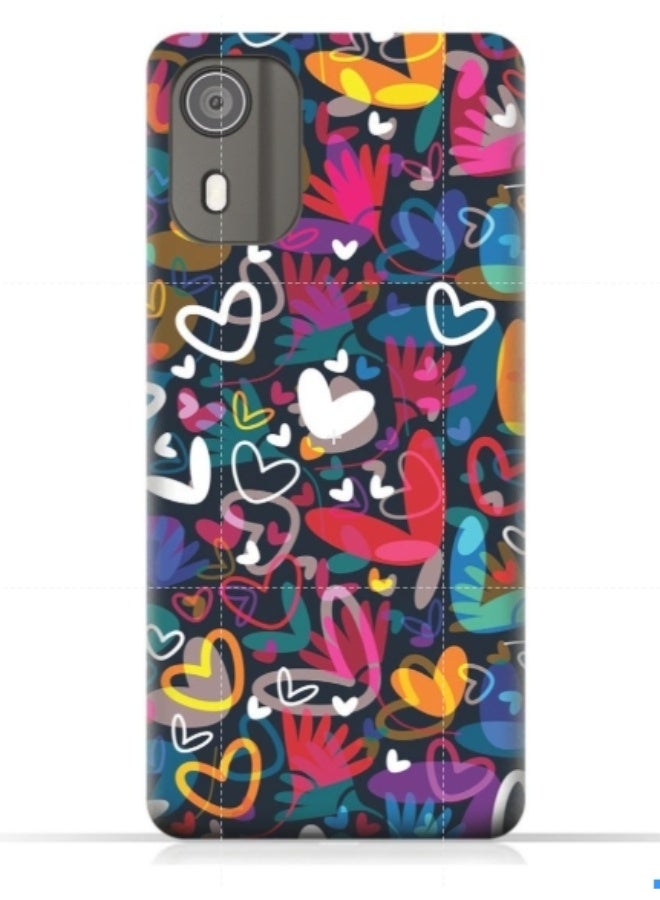 إيه إم سي ديزاين غطاء حماية بطبعة هاتف نوكيا C02