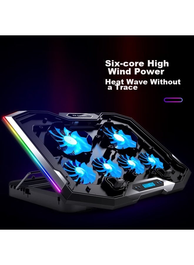 ICE COOREL Kuorui Bingzun K9 Laptop Cooling Pad, Laptop Stand, Gaming Laptop Alienware Adjustable Speed Fan Cooling Stand With Rgb Lighting, Jixiezheng/lenovo/huawei - Image 5