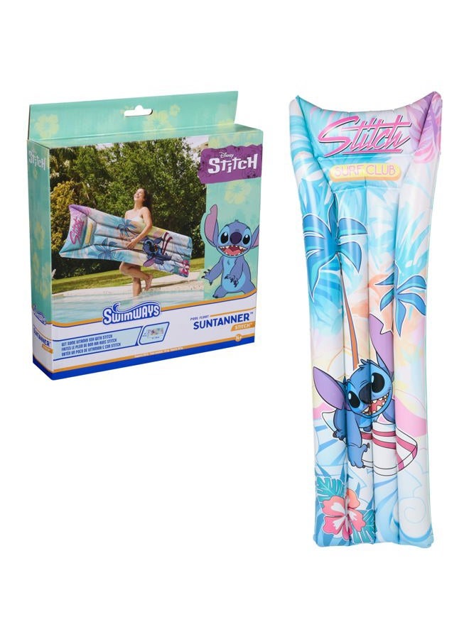 Swimways Stitch Suntanner Pool Float, Inflatable Pool Floats & Kids Pool Toys, Swimming Pool Accessories & Beach Essentials for Teens Aged 14 & Up - Image 1