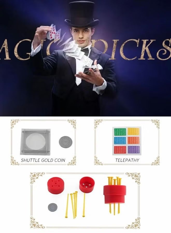 Kids Magic Sets, Pretend Magician Dress Up Toys, Role Playing Sets, STEM Project Toys, Simple Magic for Beginners, Educational Toys for Kids - Image 5