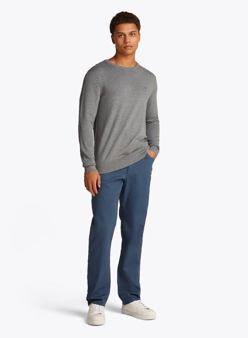 TOMMY HILFIGER Flag Crew Neck Jumper - Image 3