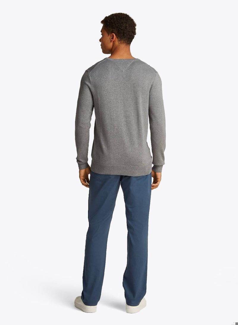 TOMMY HILFIGER Flag Crew Neck Jumper - Image 2