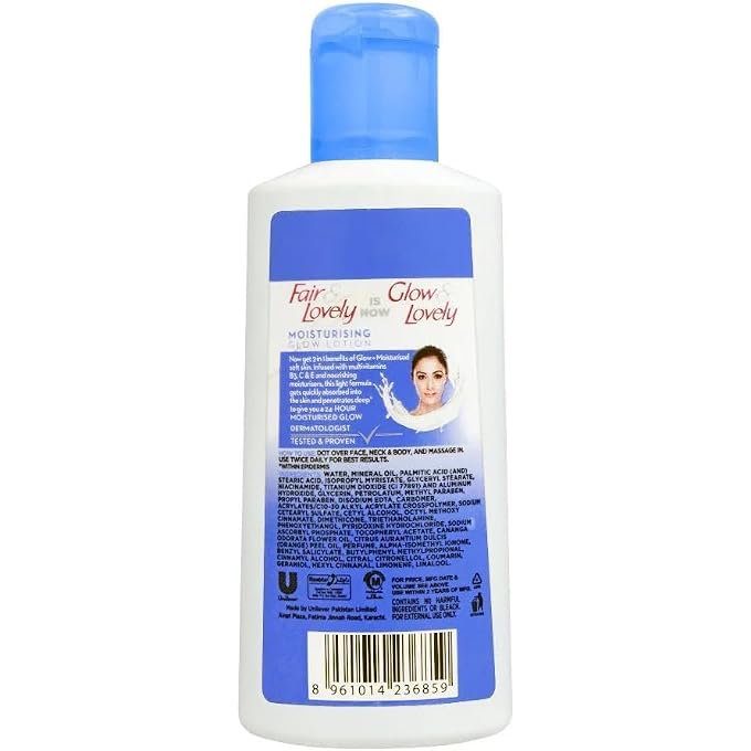 Fair & Lovely Glow & Lovely - Moisturizing Glow Lotion with Multivitamins for Radiant Skin - 200ml - Image 3