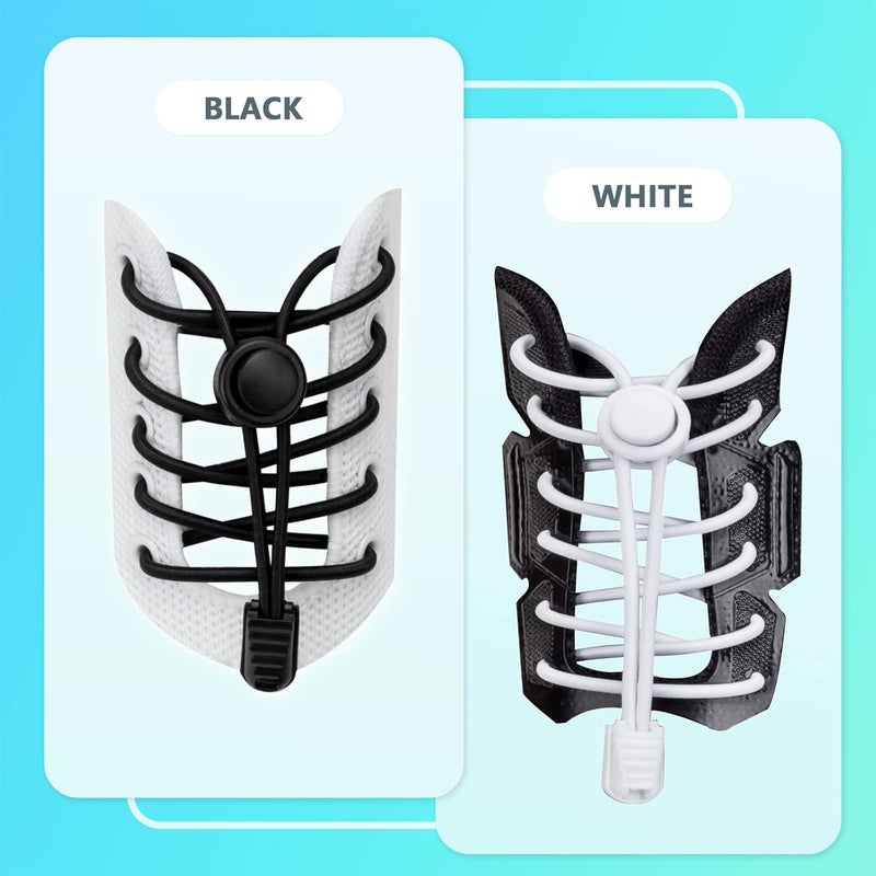 AIXMEET 1 Pair / 5 pairs No Tie Shoe Laces for adults, Elastic Shoe laces,shoelaces tieless, no tie shoelace for kids - Image 3