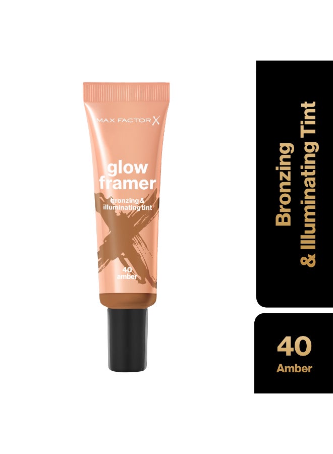 Max Factor تنت برونزي ومضيء - 40 - كهرماني، 30 مل - Image 2