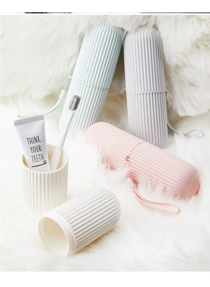 Travel Toothbrush and Toothpaste Holder Case 1 pc - Image 2