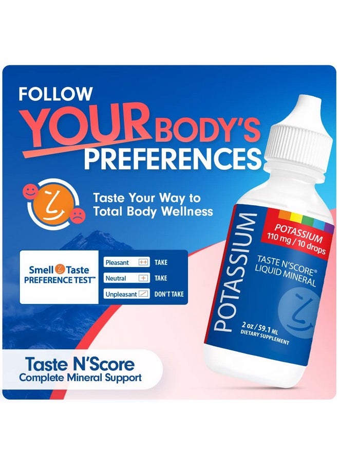 SENSEable Supplements Taste Nscore Potassium Liquid Ionic Mineral Supplement; 100% Pure; 110 Mg; 72 Servings  - Image 3