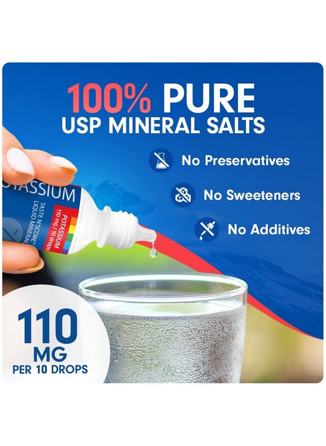 SENSEable Supplements Taste Nscore Potassium Liquid Ionic Mineral Supplement; 100% Pure; 110 Mg; 72 Servings  - Image 4