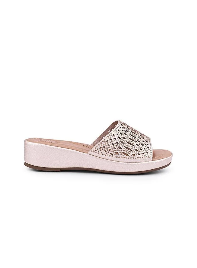 IconStyle Crystal Embellished Slip-On Sandals