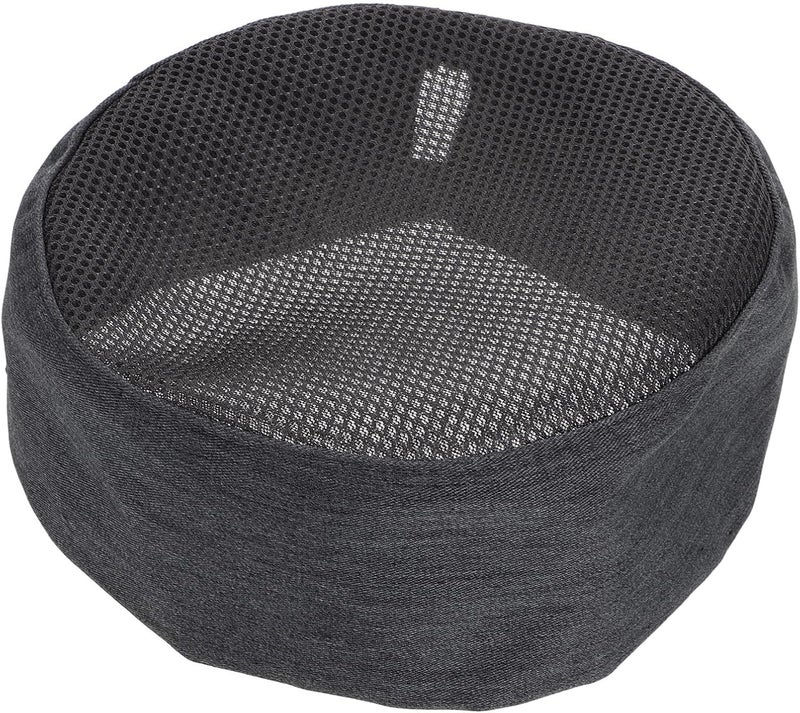 Breathable Mesh Chef Beanie Cooking Cap Unisex Skull Hat for Kitchen Food Service Workers Grey - Image 1