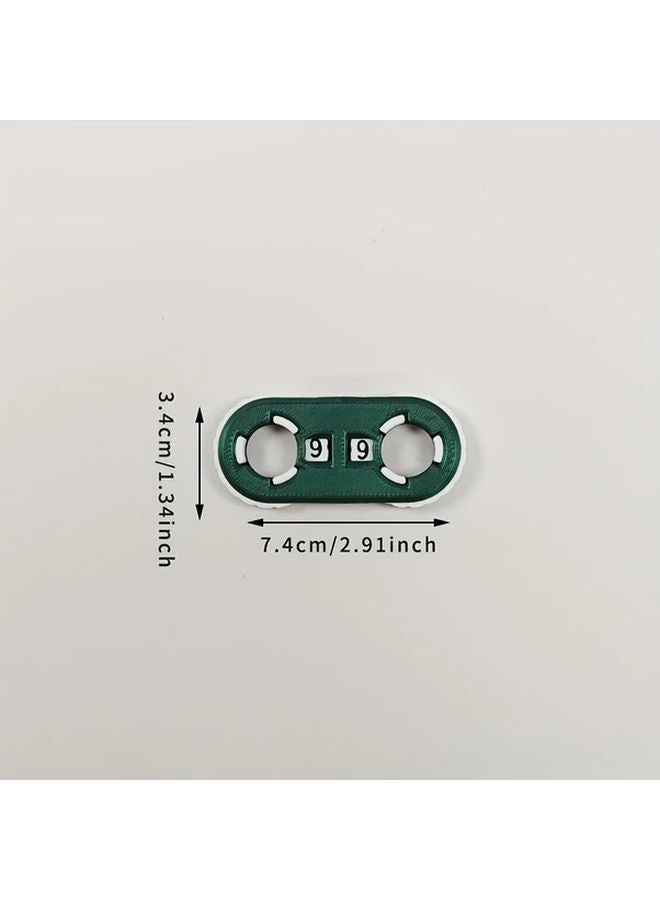 Durable Brown PLA Health Counter Portable for Role Playing Card Games Over 14 Years - Image 3