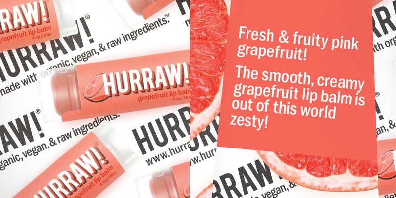 Hurraw! Grapefruit Lip Balm, 3 Pack: Organic, Certified Vegan, Cruelty and Gluten Free. Non-GMO, 100% Natural Ingredients. Bee, Shea, Soy and Palm Free. Made in USA - Image 4