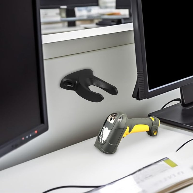 حامل ماسح الباركود المحمول حامل جدار قوس دعم أسود - Image 5