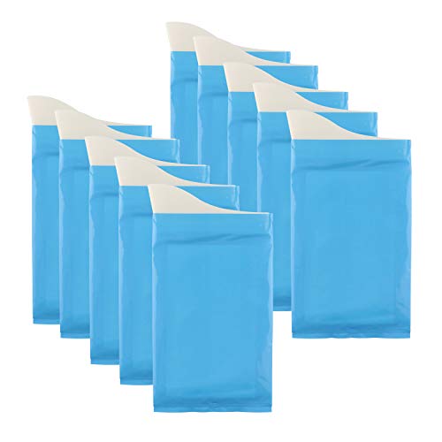 GGBuy Disposable Urine Bags Camping Pee Bags for Travel Urinal Toilet Super Absorbent Traffic Jam Emergency Portable Urine Bag Pee Bags Car Toilet for Men Women Children Brief Relief, 10 Pieces - Image 1