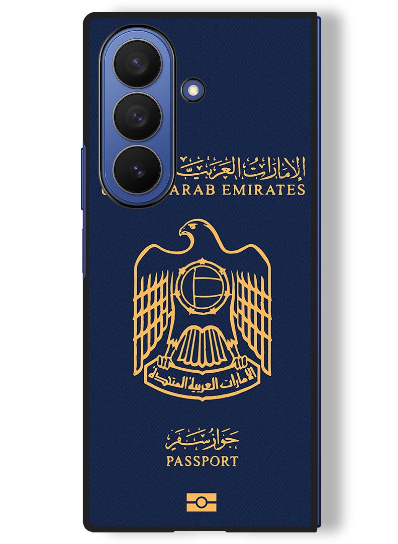 Theodor Case Compatible with Samsung Galaxy Z Fold 7 - 8 Inch Protection Shockproof Bumper Cover UAE Passport - Image 1