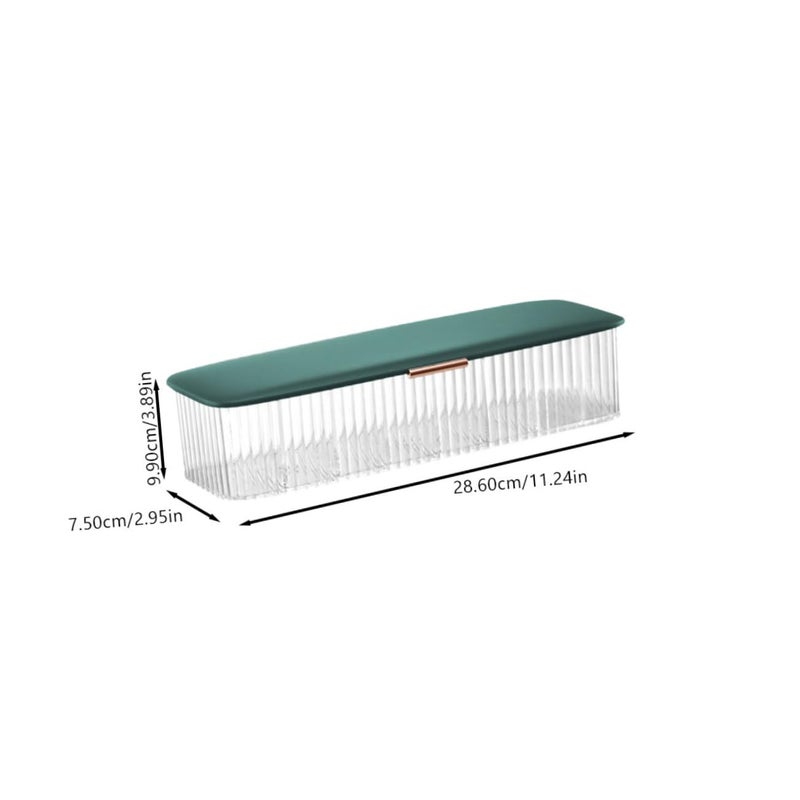 Compact Portable Desktop Wire Organizer Box Cover For Cords Cables And Chargers Multiple Compartments Easy Sorting For Home Office Travel - Image 3
