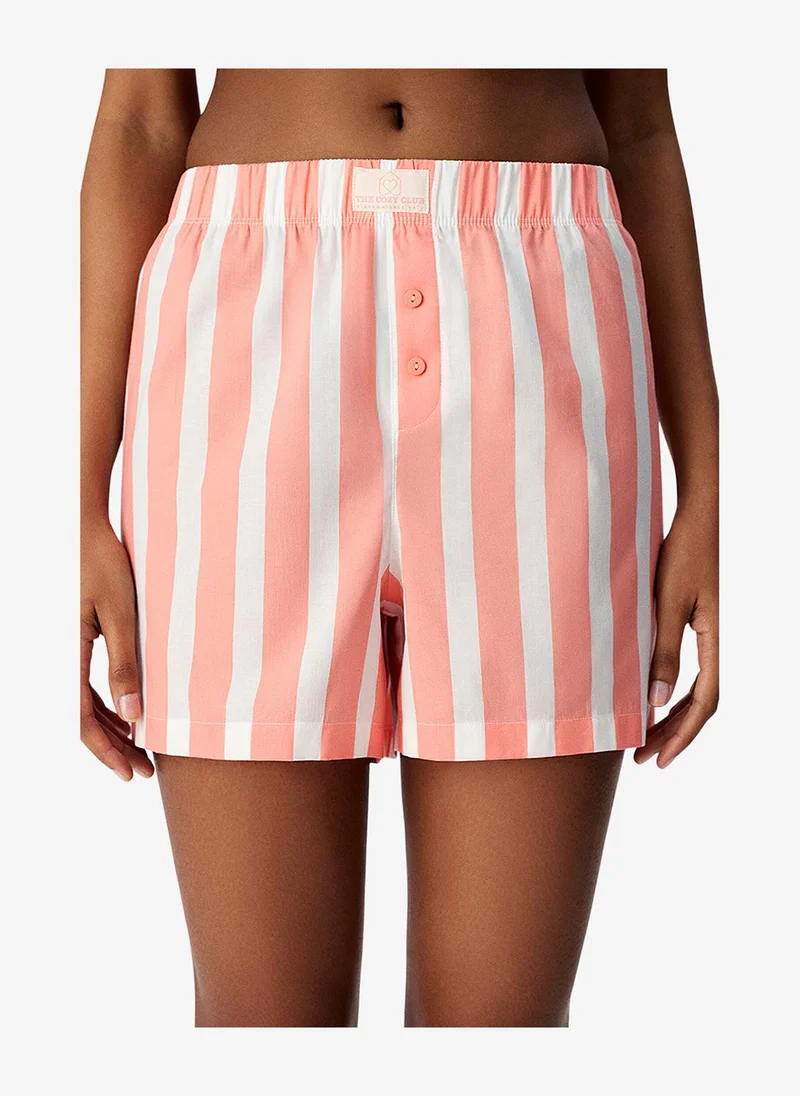 بنتي Women's Pink Soft Cotton Pyjama Short