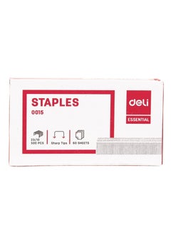 Deli E0015 Staples - 23/10, Silver  - Image 4