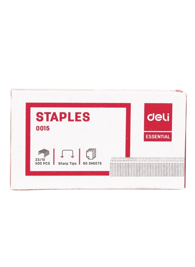 Deli E0015 Staples - 23/10, Silver  - Image 4
