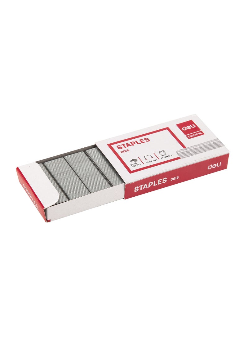 Deli E0015 Staples - 23/10, Silver  - Image 5