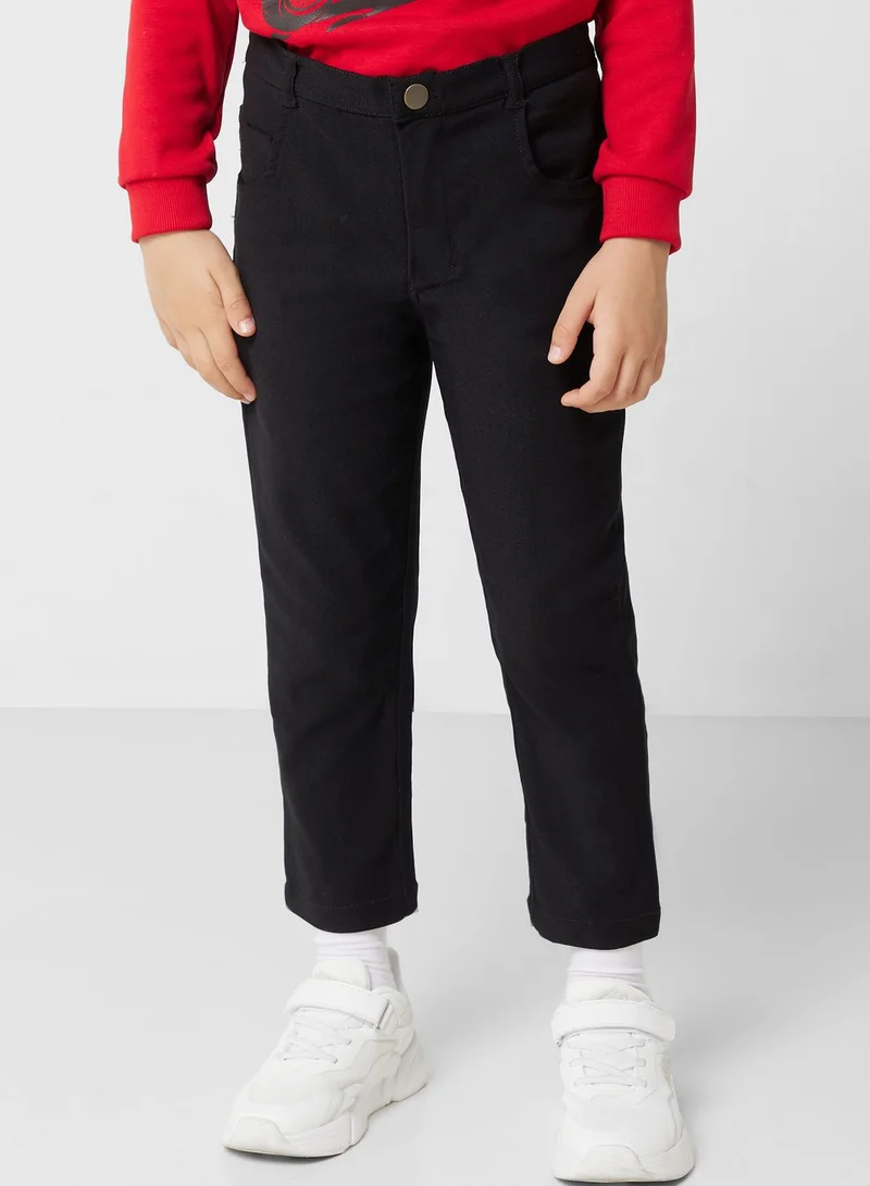 Pinata Boys Black Chino Trousers
