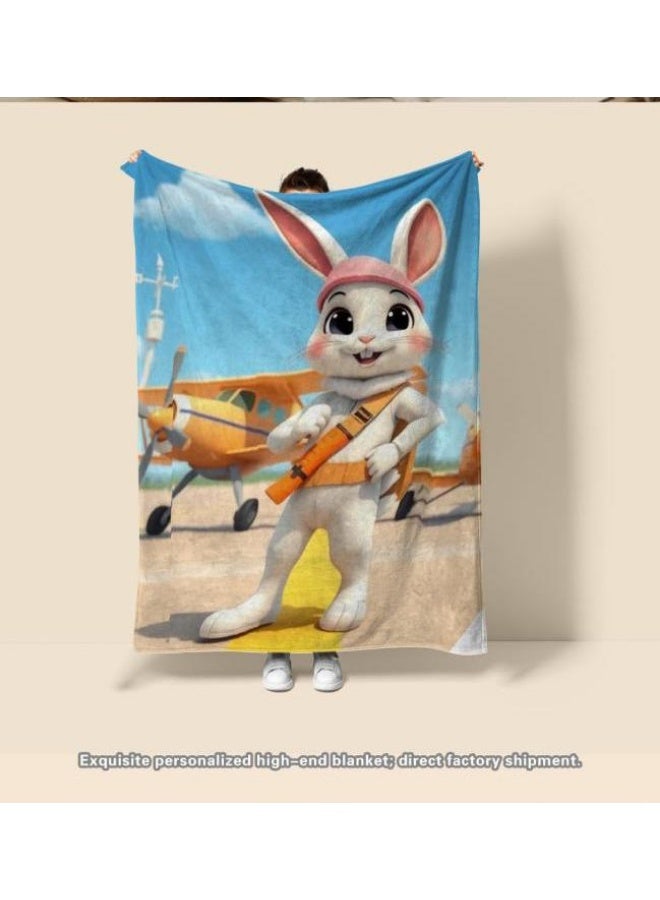 general Children's or student cartoon flannel thin blanket (warm and comfortable, suitable for sleep, games) 100cm*150cm - 136 - Image 4
