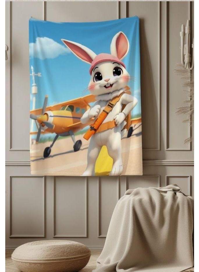 general Children's or student cartoon flannel thin blanket (warm and comfortable, suitable for sleep, games) 100cm*150cm - 136 - Image 5