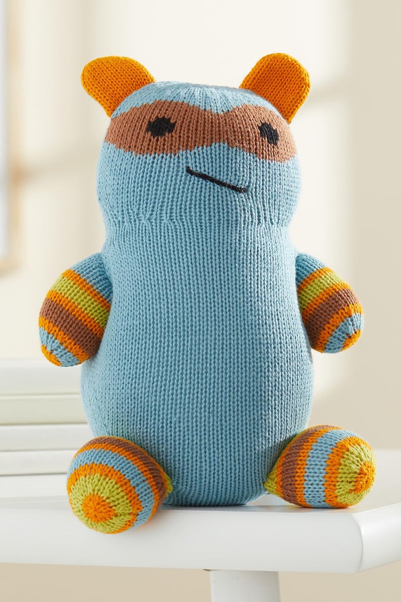 Joobles Fair Trade Organic Stuffed Animal - Racky The Raccoon - Image 2