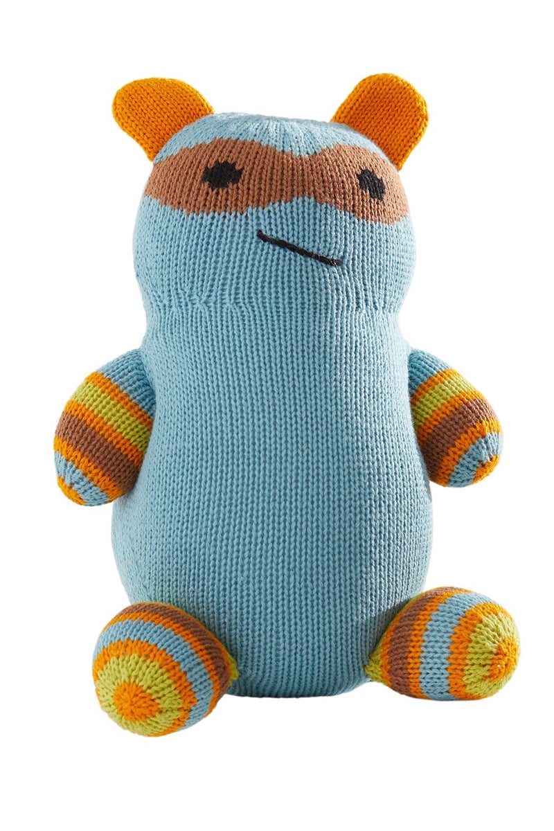 Joobles Fair Trade Organic Stuffed Animal - Racky The Raccoon - Image 1