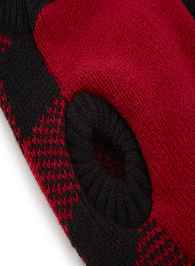 AL A&L Red Christmas Dog Sweater, British Plaid Knitted Xmas Holiday Festive Turtleneck Buffalo Pet Sweater for Puppy Small Dogs, X-Small (XS) Size 8" Back Length - Image 5