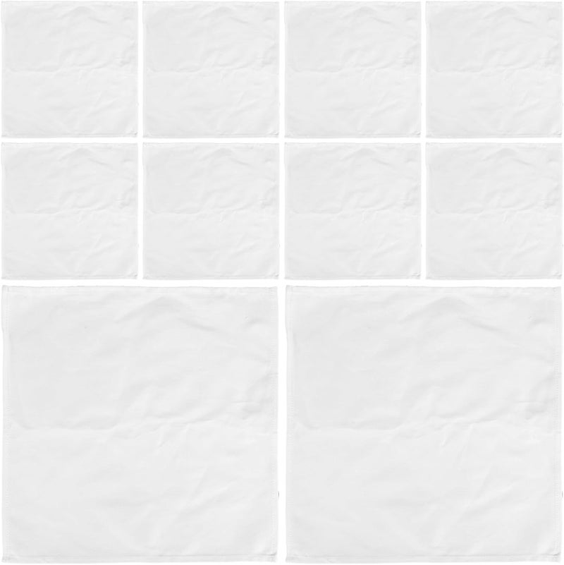 10pcs 30x30cm Cotton Dinner Napkins Soft Absorbent Cloth Table Wipes Reusable Hand Towels for Home Dining Restaurants and Parties - Image 1