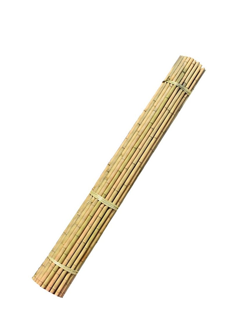 LINGWEI - Natural Thick Bamboo Poles (120cm)Tall Garden Vine Plant Support Canes Stakes Flowers Plants Stakes((120cm)(20pcs)) - Image 1