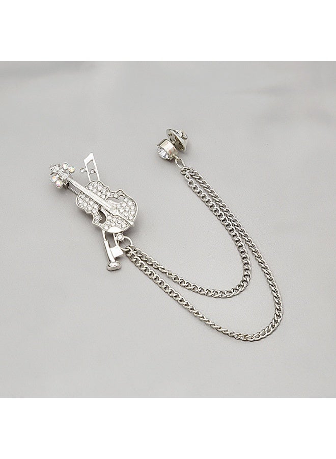 Mark Fairwhale Retro Fashion High-end Rhinestone Chain Brooch