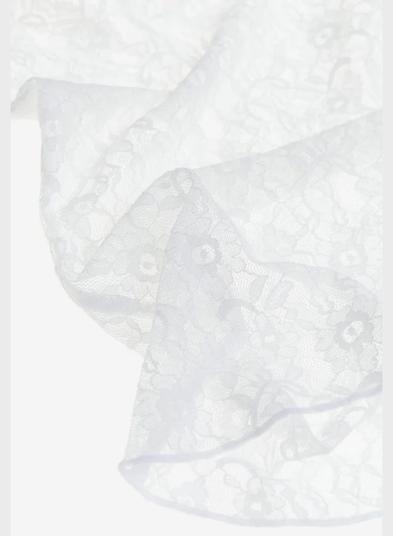 H&M Lace Boat Neck Top